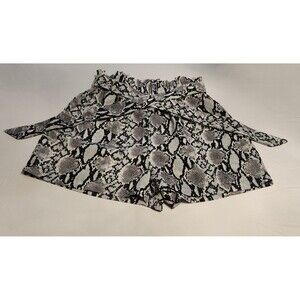 Shein Grey Snake Print Shorts